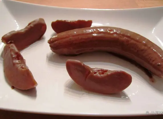 Schokolade überzogenes Obst