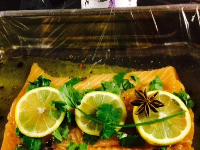 SELBST gebeizter Lachs