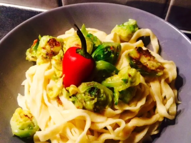 Selbstgemachte Nudeln 