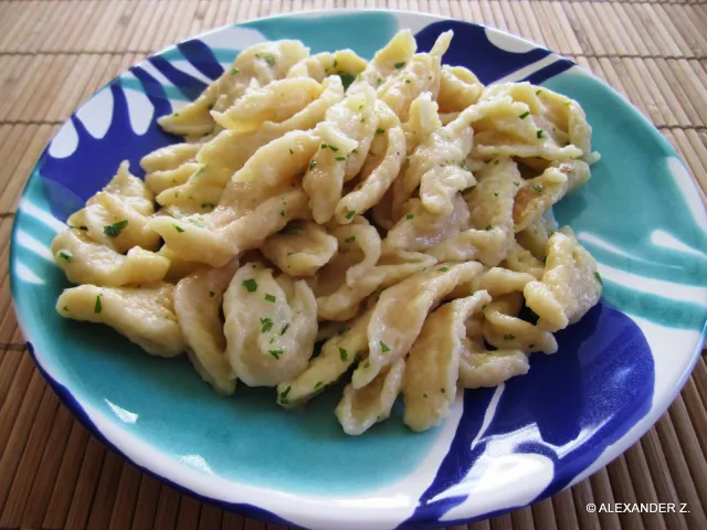 Handgemachte Spätzle