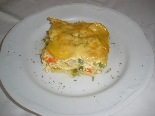 Erdäpfel - Gemüse - Lasagne