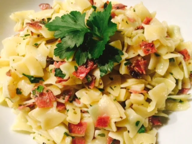 Schnelle Wurst-Nudeln