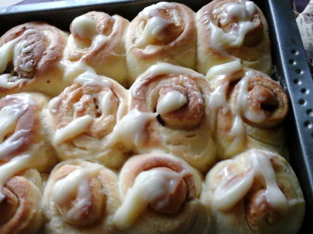 Amerikanische Zimtschnecken