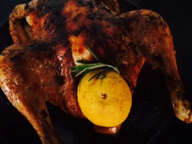 Zitronen Huhn mit Kräuter