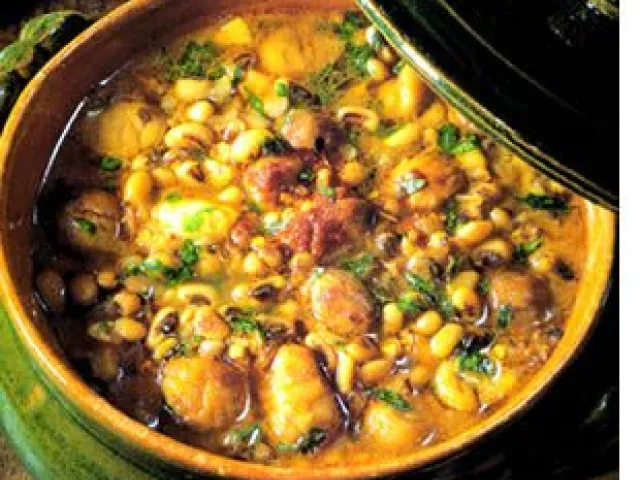 zuppa di castagne e fagioli