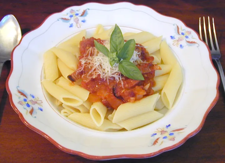 Pasta Pizza und Risotto